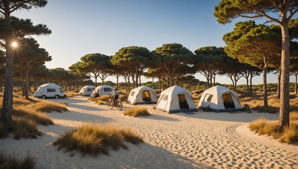 Quelles sont les destinations les plus calmes pour un séjour dans un camping à La Palmyre ?