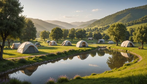Opter pour un camping calme au Nord ou au Sud de la France ?