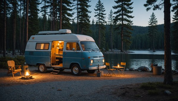 Profiter au mieux séjour en camping-car sur un emplacement de  camping calme
