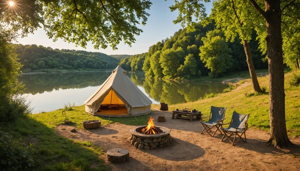 Camping dans le Val de La Marquise, Dordogne France - Une revue et un guide