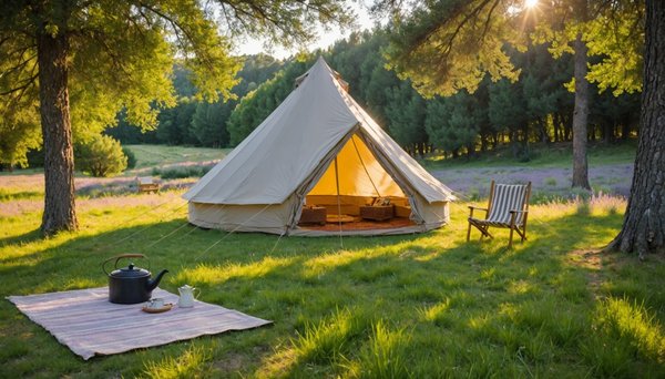 Retrouvez le calme et la sérénité lors d'un séjour de camping à Forcalquier, loin du bruit de la ville