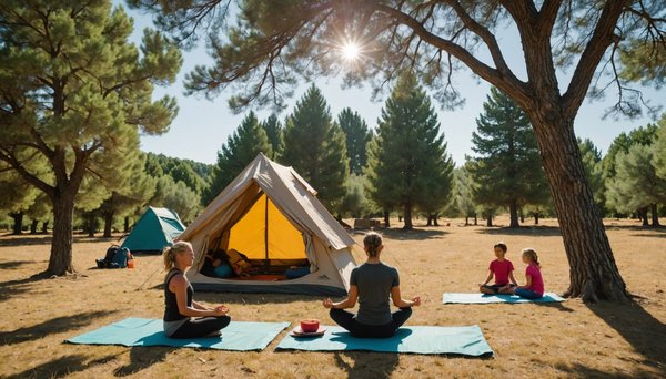 Yoga et Méditation en Camping dans la Drôme : Une expérience pour toute la famille