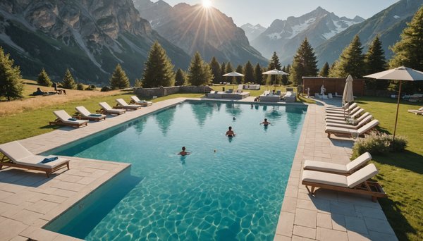 Des activités relaxantes à découvrir autour de la piscine du camping Rives du Lac dans les Hautes-Alpes