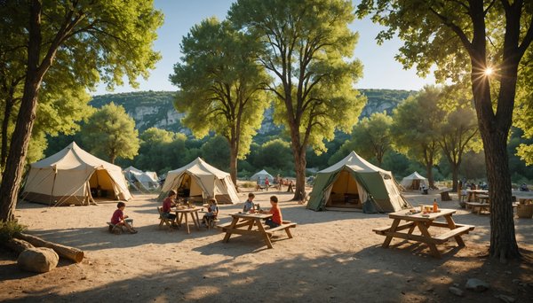 Les joies du camping de Ruoms avec club enfants