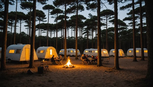 Quels sont les campings des Landes qui sont ouverts tardivement dans la saison ?