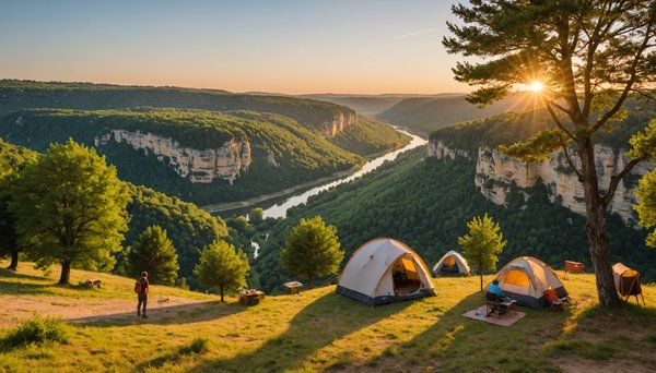 Explorer la région de Sarlat avec un camping local
